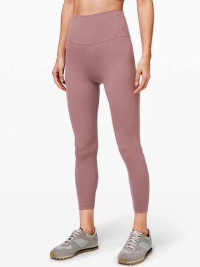 Lululemon Align Cropped Misty Mocha 21" Size 4